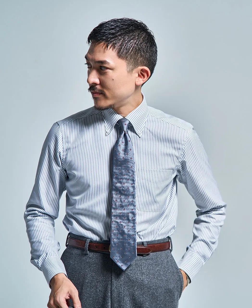 TOKYO SLIM FIT - Button Down Giza 96 Pinpoint Oxford sold by Kamakura product image thumbnail 2