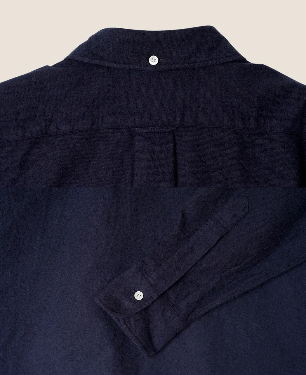 VINTAGE IVY BRUSHED NAVY OXFORD SHIRT sold by Kamakura product image thumbnail 5
