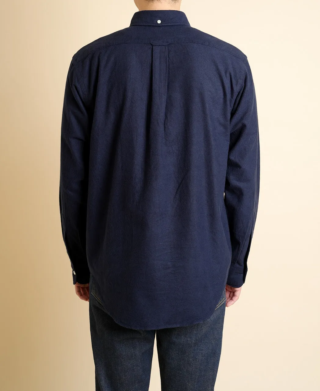 VINTAGE IVY BRUSHED NAVY OXFORD SHIRT sold by Kamakura product image thumbnail 4
