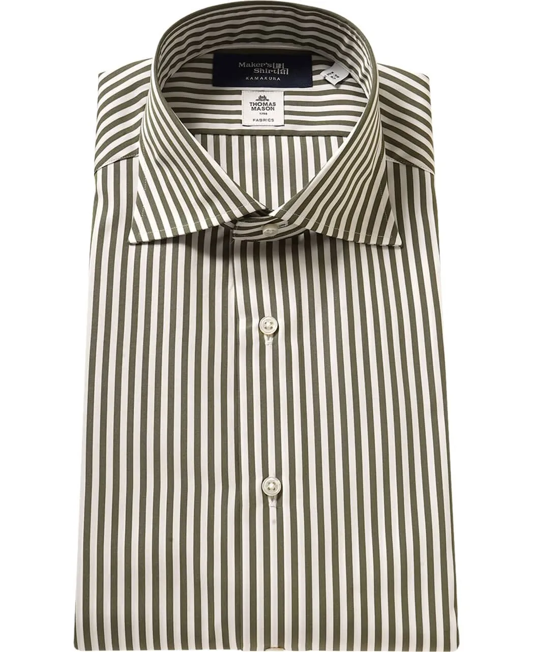 TOKYO SLIM FIT - Spread Broadcloth THOMAS MASON sold by Kamakura