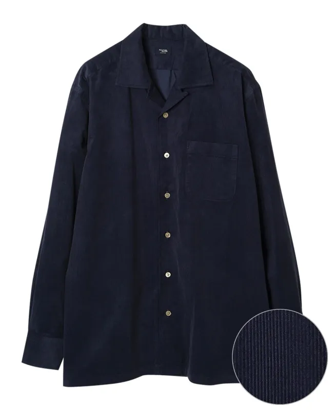 Casual Shirt – Corduroy Camp Collar sold by Kamakura