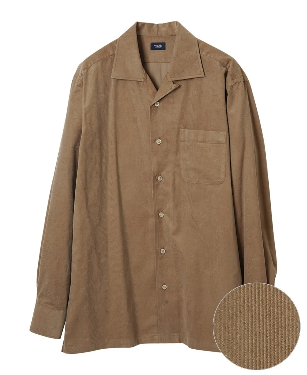 Casual Shirt – Corduroy Camp Collar sold by Kamakura product image thumbnail 4