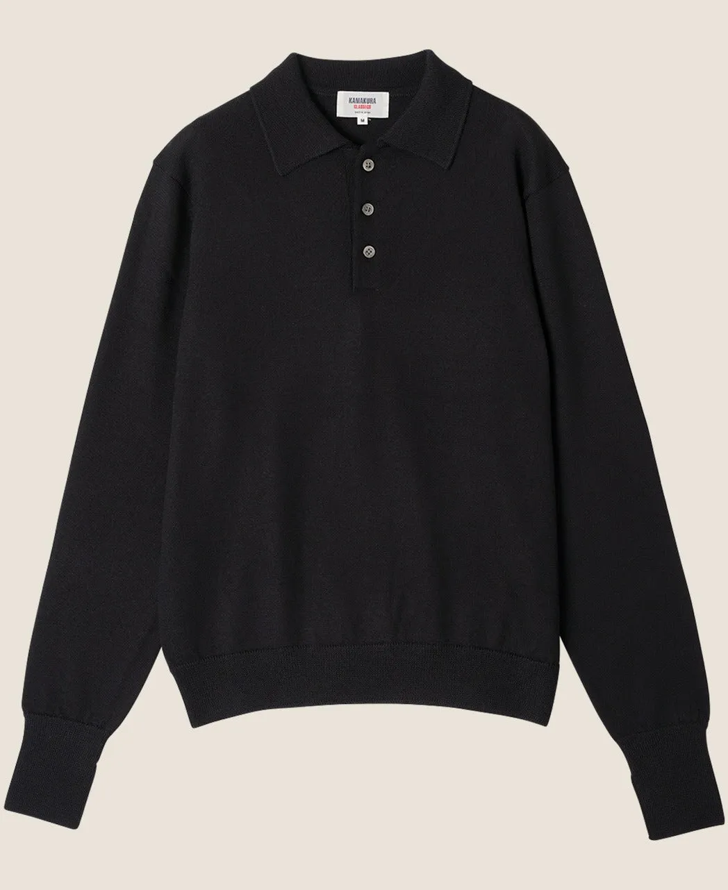 Kamakura Classics Long-Sleeve Polo Shirt sold by Kamakura product image thumbnail 5