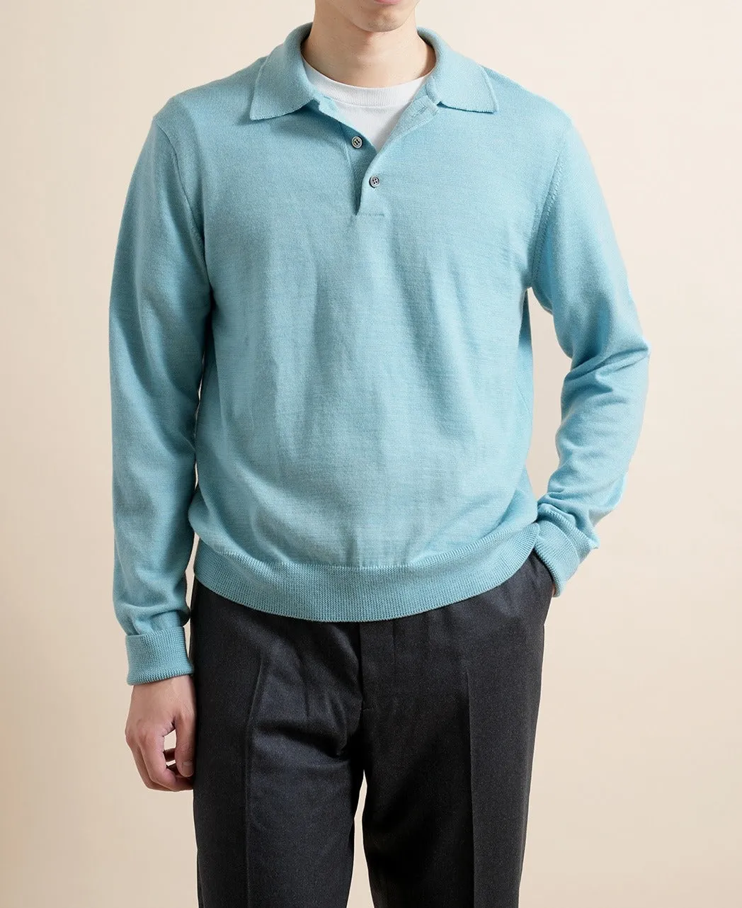 Kamakura Classics Long-Sleeve Polo Shirt sold by Kamakura product image thumbnail 2
