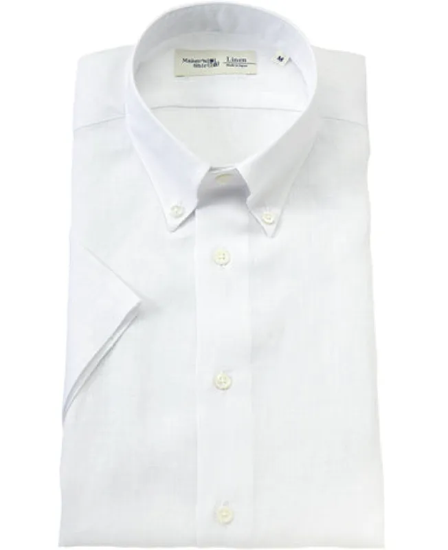 Short Sleeve Shirt - Button Down Linen sold by Kamakura