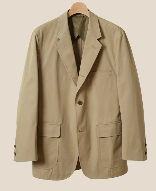 Unstructured Ivy Jacket Cotton Weather Cloth sold by Kamakura