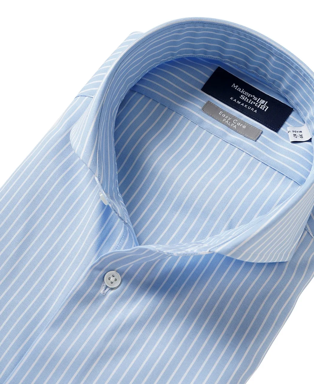 【Final Sale】TOKYO SLIM FIT - Cutaway Pinpoint Oxford J-Tech EASY CARE sold by Kamakura product image thumbnail 3