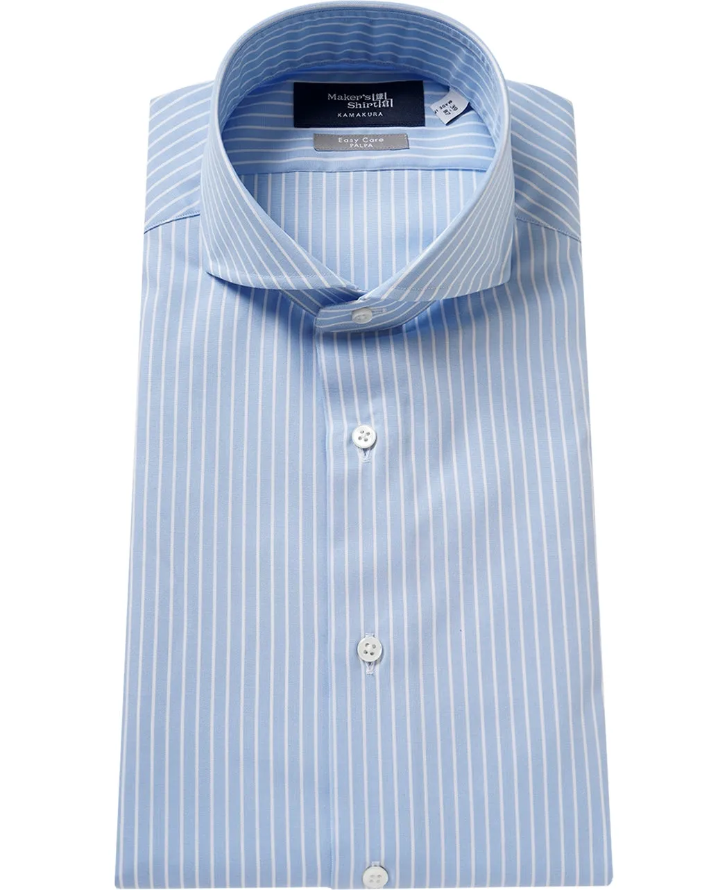 【Final Sale】TOKYO SLIM FIT - Cutaway Pinpoint Oxford J-Tech EASY CARE sold by Kamakura