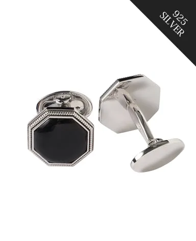 Jan Leslie Silver Cufflinks sold by Kamakura