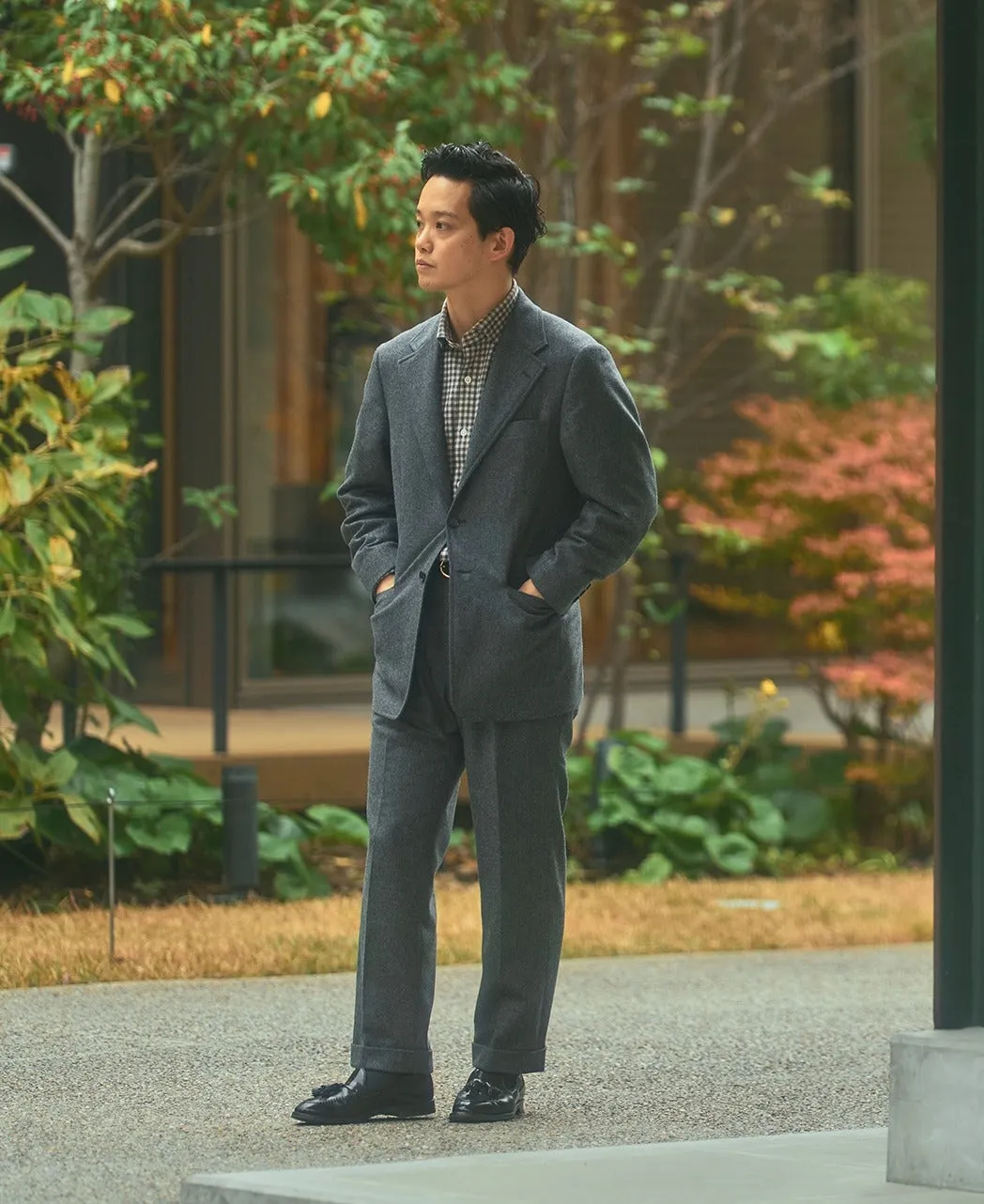 TOKYO SLIM FIT - Spread J-Tech Stretch EASY CARE Flannel sold by Kamakura product image thumbnail 3