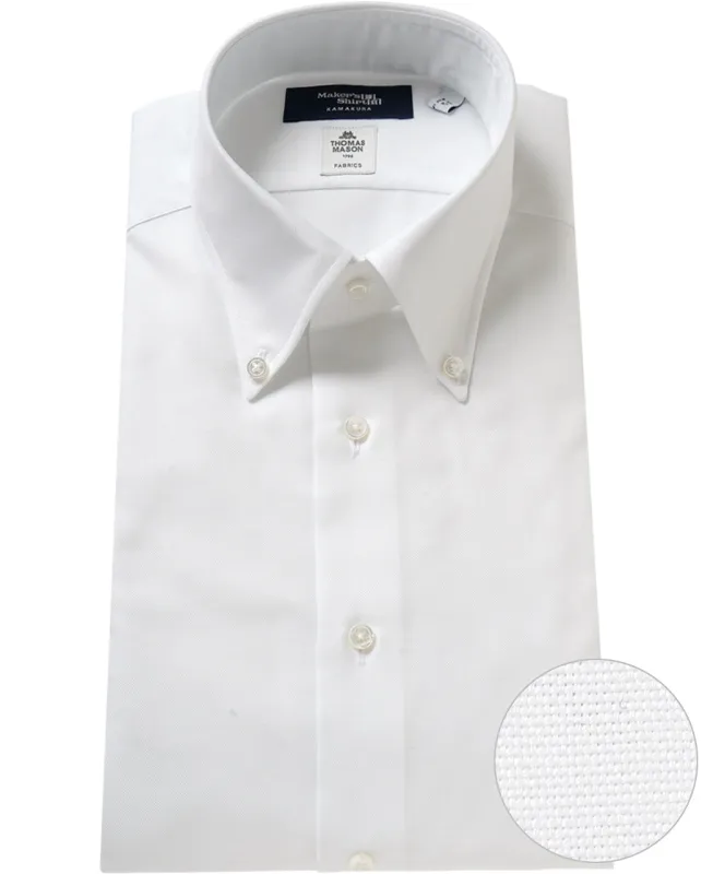 TOKYO SLIM FIT - Button Down Oxford THOMAS MASON sold by Kamakura