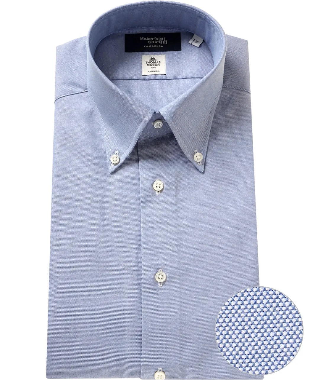 TOKYO SLIM FIT - Button Down Oxford THOMAS MASON sold by Kamakura product image thumbnail 3