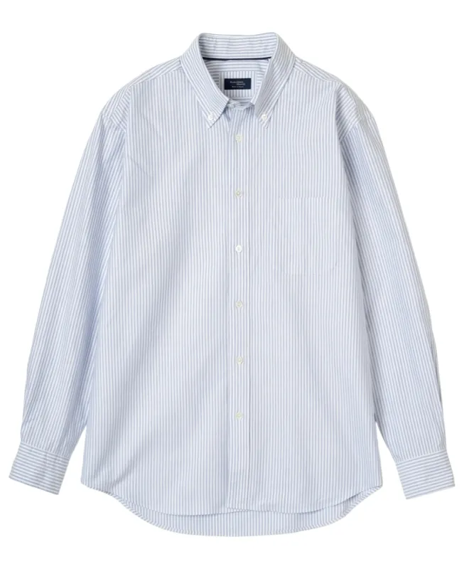 Casual Button Down Oxford Stripe made by Kamakura