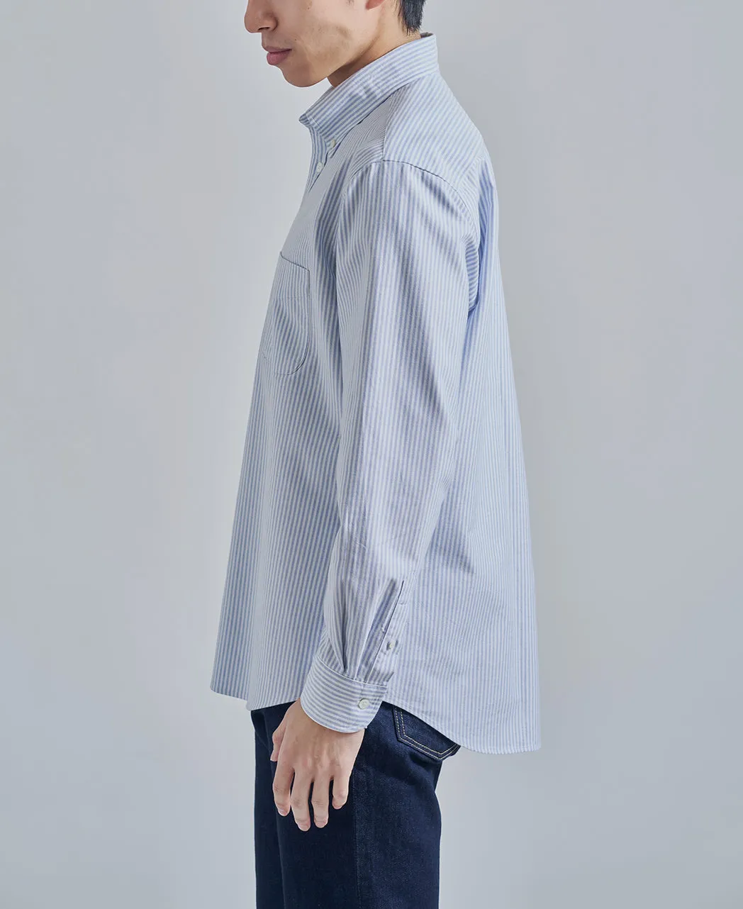 Casual Button Down Oxford Stripe sold by Kamakura product image thumbnail 3