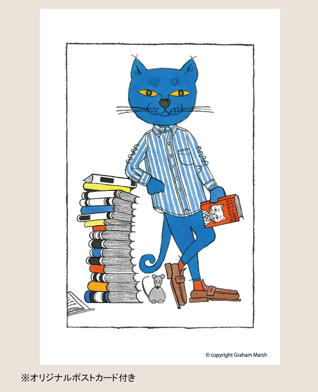 Vintage Ivy Blue Blazer Stripe Oxford Shirt sold by Kamakura product image thumbnail 4