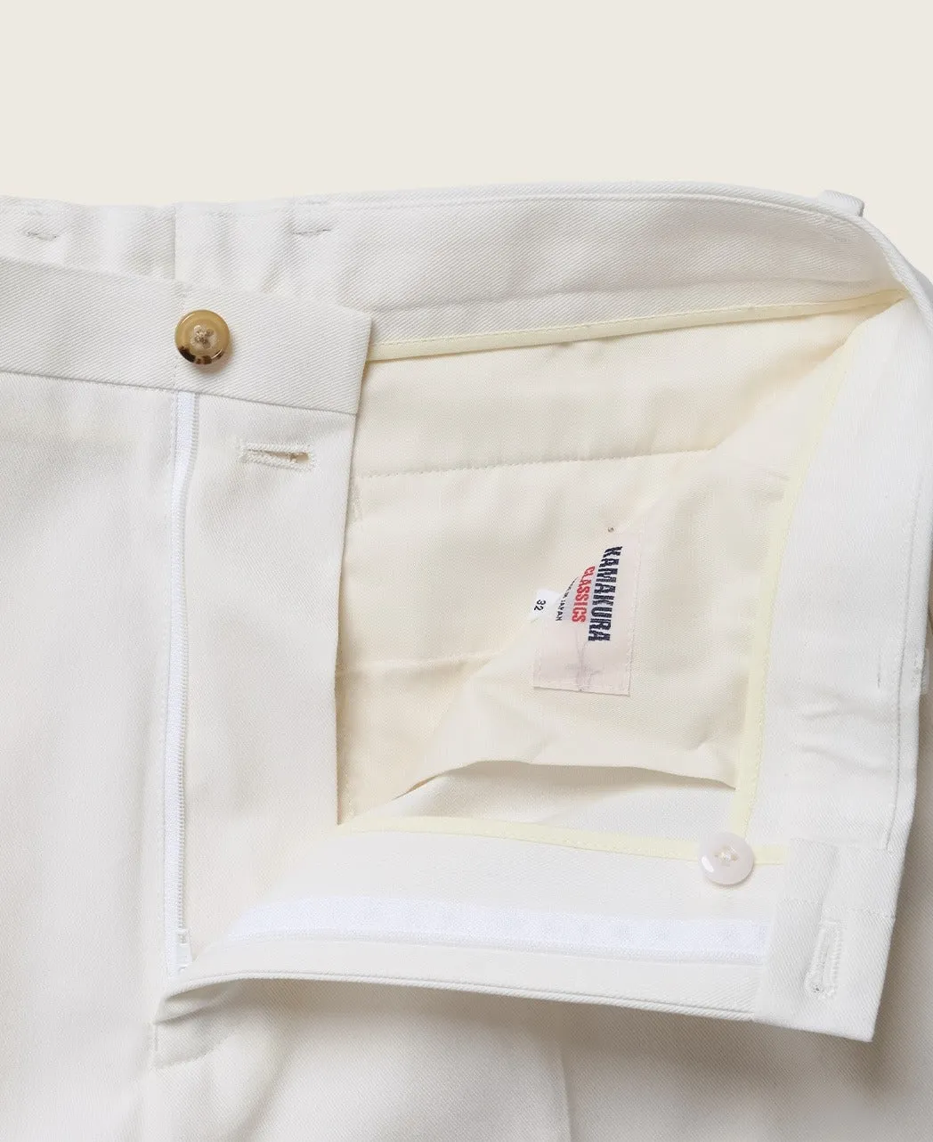 CLASSIC CUT IVY COTTON TROUSERS sold by Kamakura product image thumbnail 4