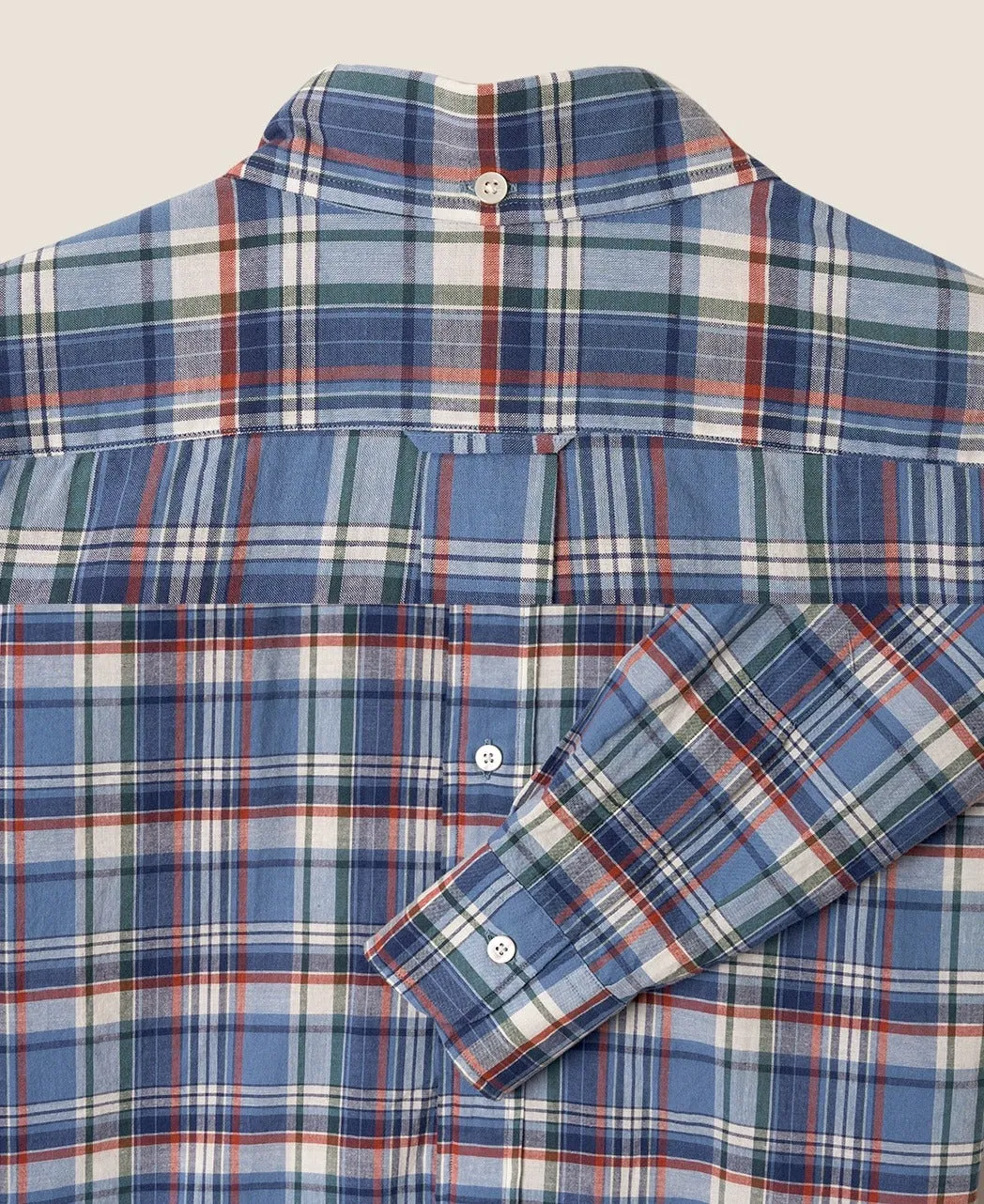 Vintage Ivy Organic Indian Cotton Madras Check Shirt sold by Kamakura product image thumbnail 5