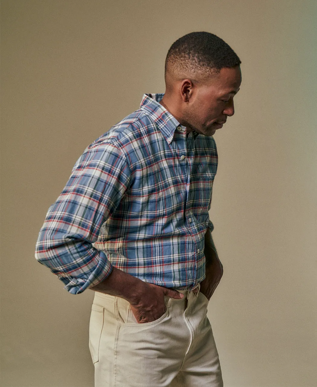 Vintage Ivy Organic Indian Cotton Madras Check Shirt sold by Kamakura product image thumbnail 2