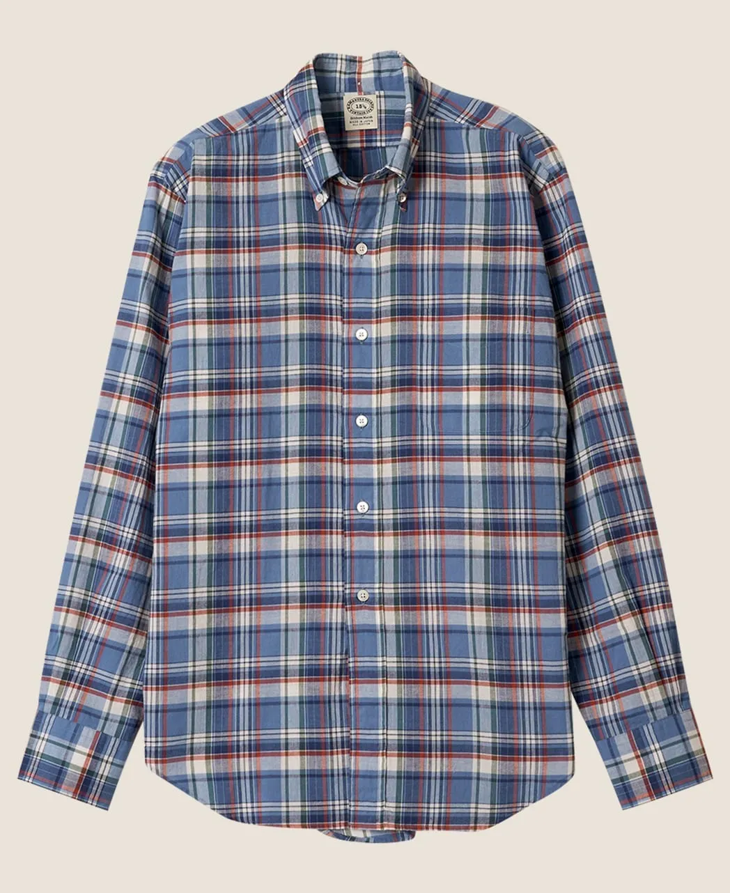 Vintage Ivy Organic Indian Cotton Madras Check Shirt sold by Kamakura