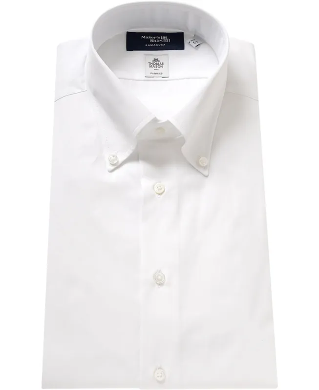 TOKYO SLIM FIT - Button Down Broadcloth THOMAS MASON sold by Kamakura