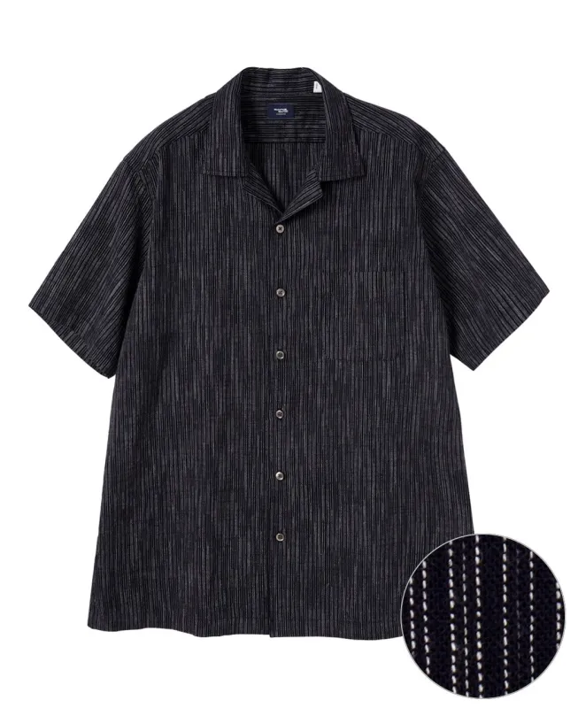 KASURI Short Sleeve Casual Shirt made by Kamakura