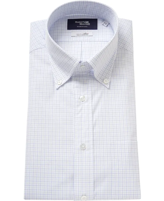 TOKYO SLIM FIT - Button Down Broadcloth Albini made by Kamakura