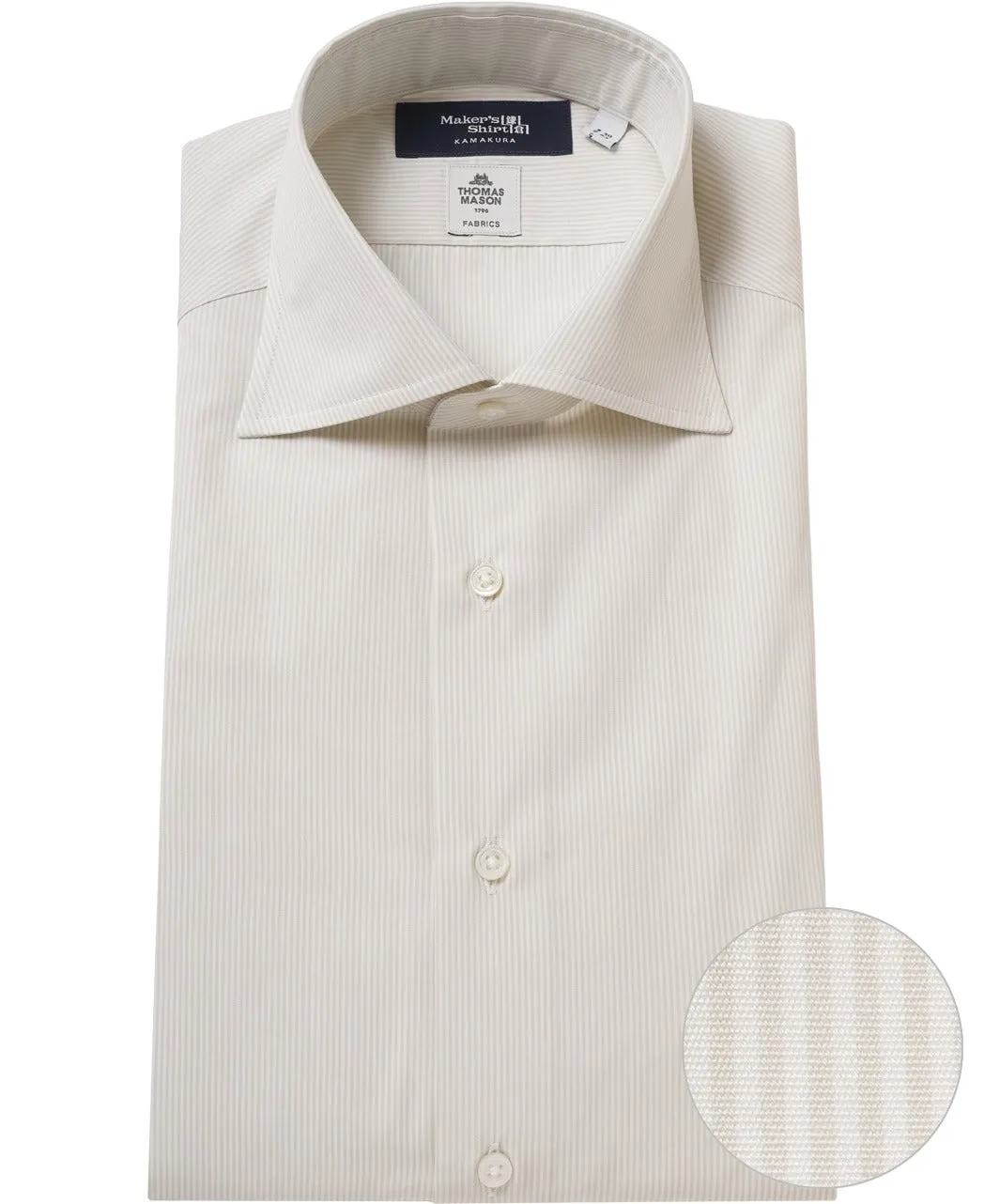 TOKYO SLIM FIT - Spread Broadcloth THOMAS MASON sold by Kamakura product image thumbnail 3