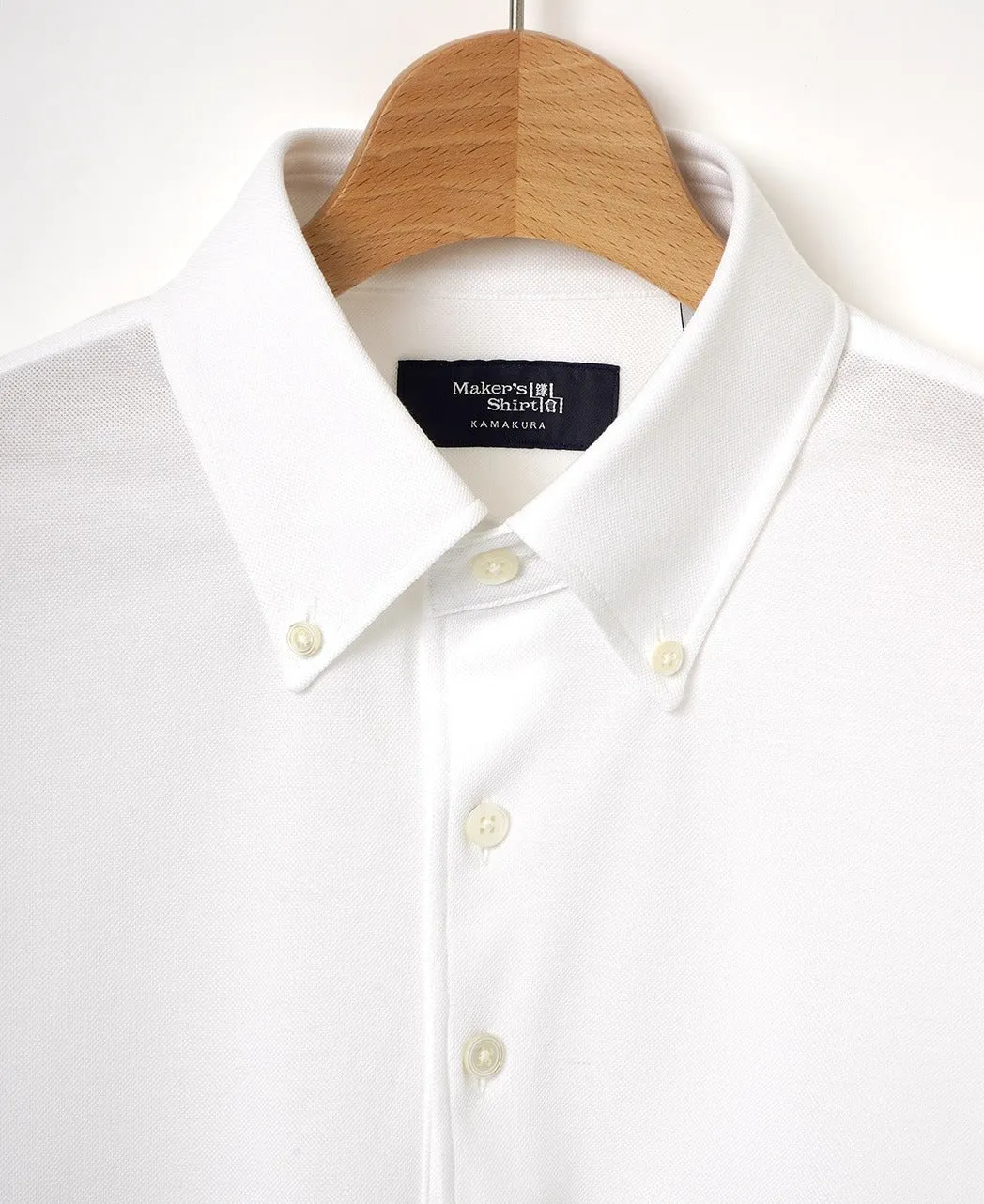 Piqué Polo Shirt Button Down sold by Kamakura product image thumbnail 2