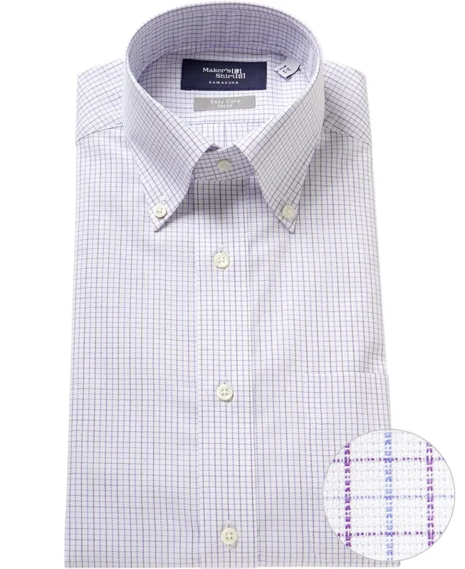 TOKYO SLIM FIT - Button Down Panama J-TECH EASY CARE made by Kamakura
