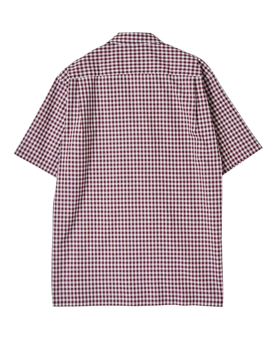 Broadcloth Gingham Check Open-Collar Shirt sold by Kamakura product image thumbnail 5