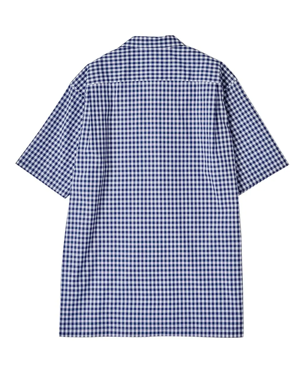 Broadcloth Gingham Check Open-Collar Shirt sold by Kamakura product image thumbnail 2