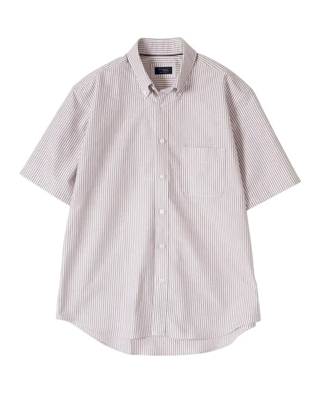 Short Sleeve Shirt - Button-Down Oxford made by Kamakura