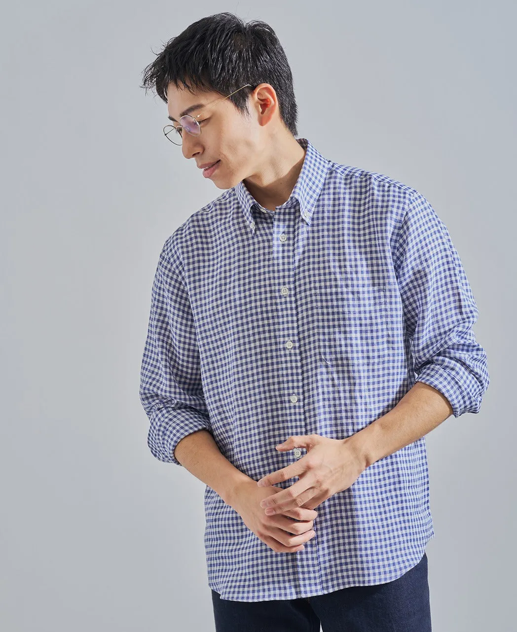 French Linen Casual Shirt sold by Kamakura product image thumbnail 2