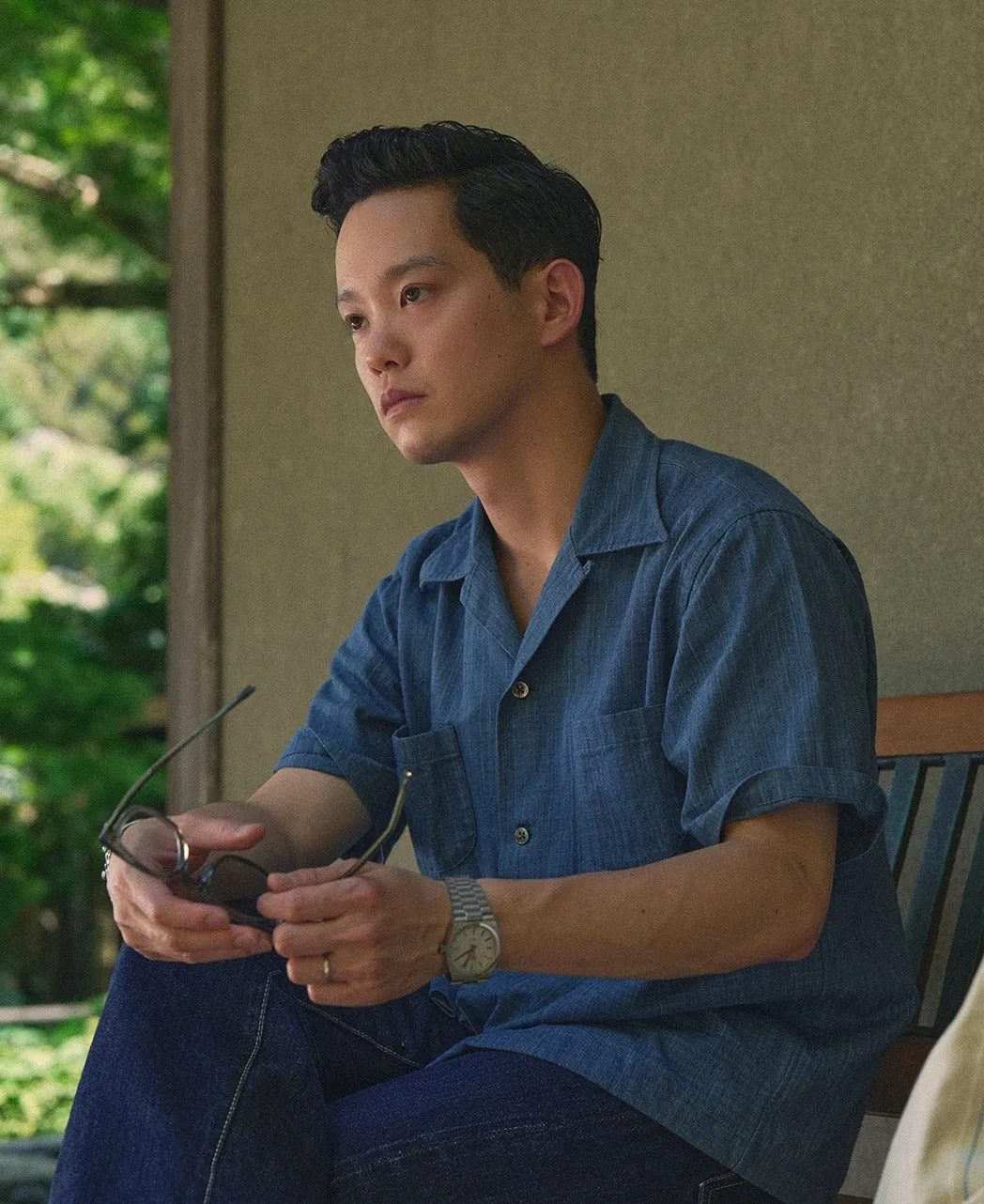 Naturally Indigo-Dyed Hawaiian Shirt sold by Kamakura product image thumbnail 4