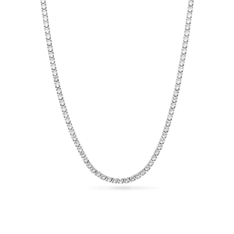 Tennis Necklace (Silver) - Worth £65 sold by Abbott Lyon