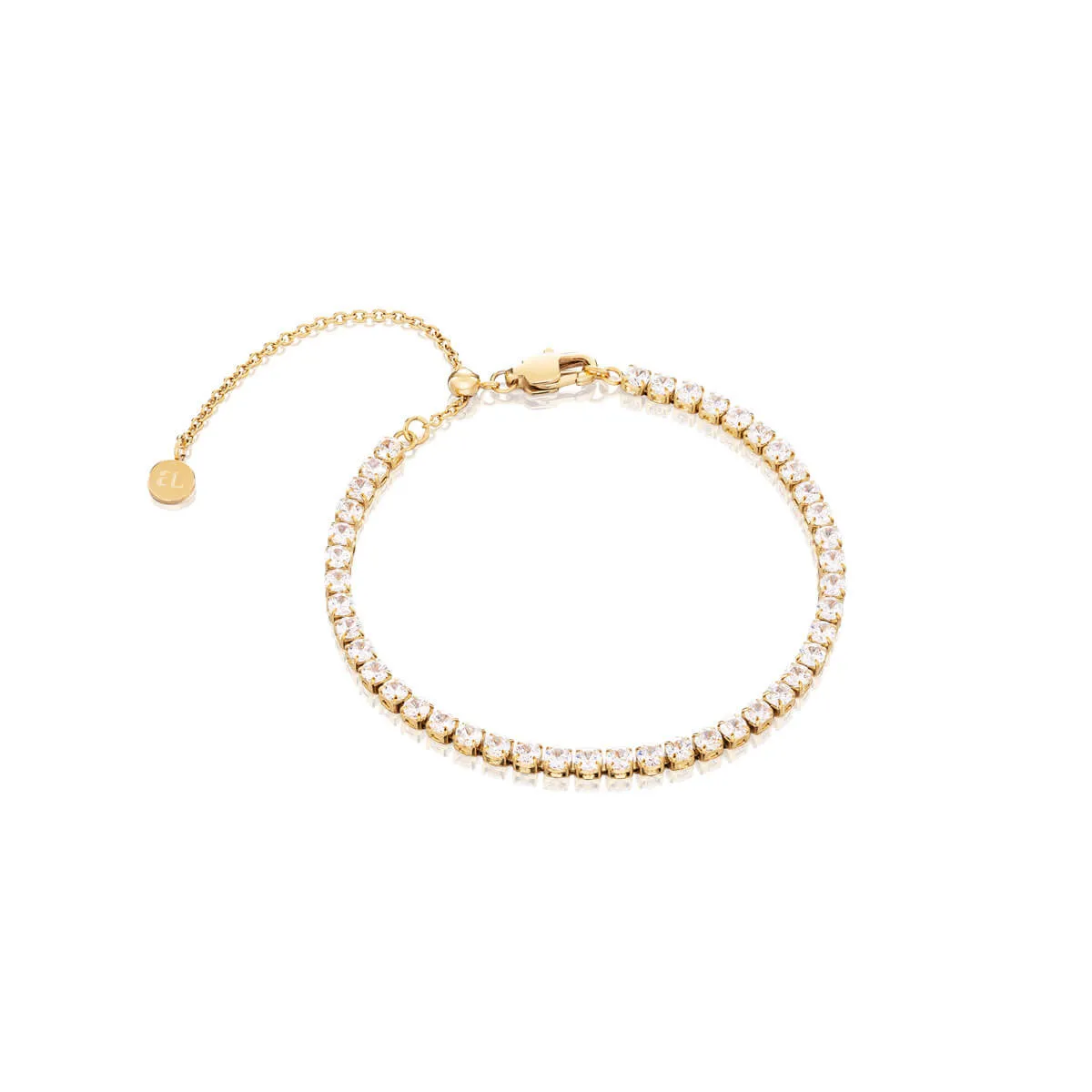 Tennis Bracelet (Gold) - Worth £65 sold by Abbott Lyon
