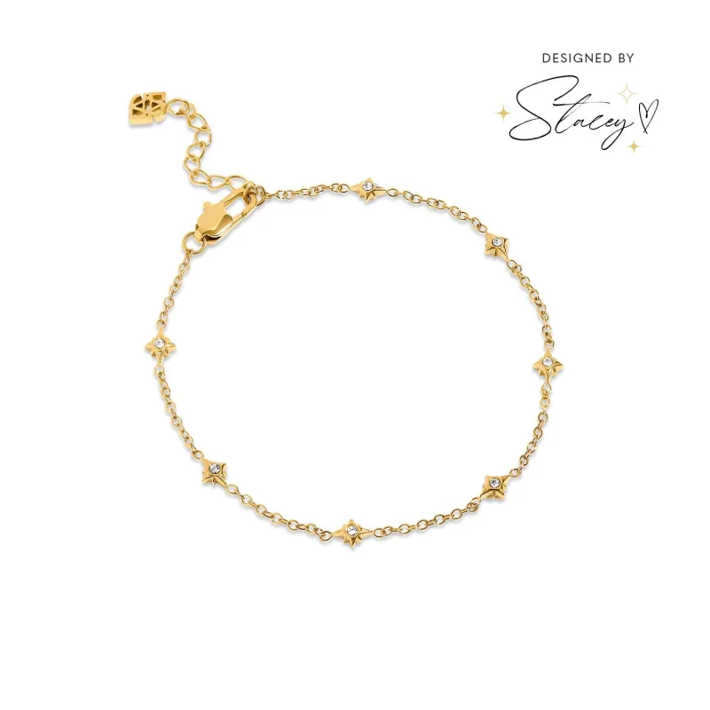 Written In The Stars Chain Bracelet (Gold) sold by Abbott Lyon