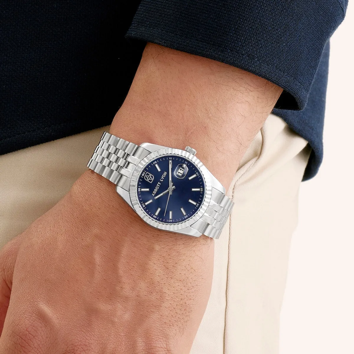 Belgravia 41 Blue Men's Watch (Silver) sold by Abbott Lyon product image thumbnail 4
