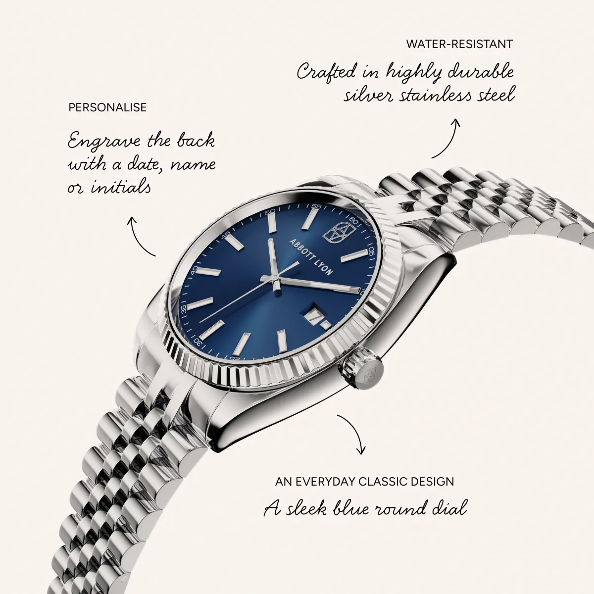 Belgravia 41 Blue Men's Watch (Silver) sold by Abbott Lyon product image thumbnail 3