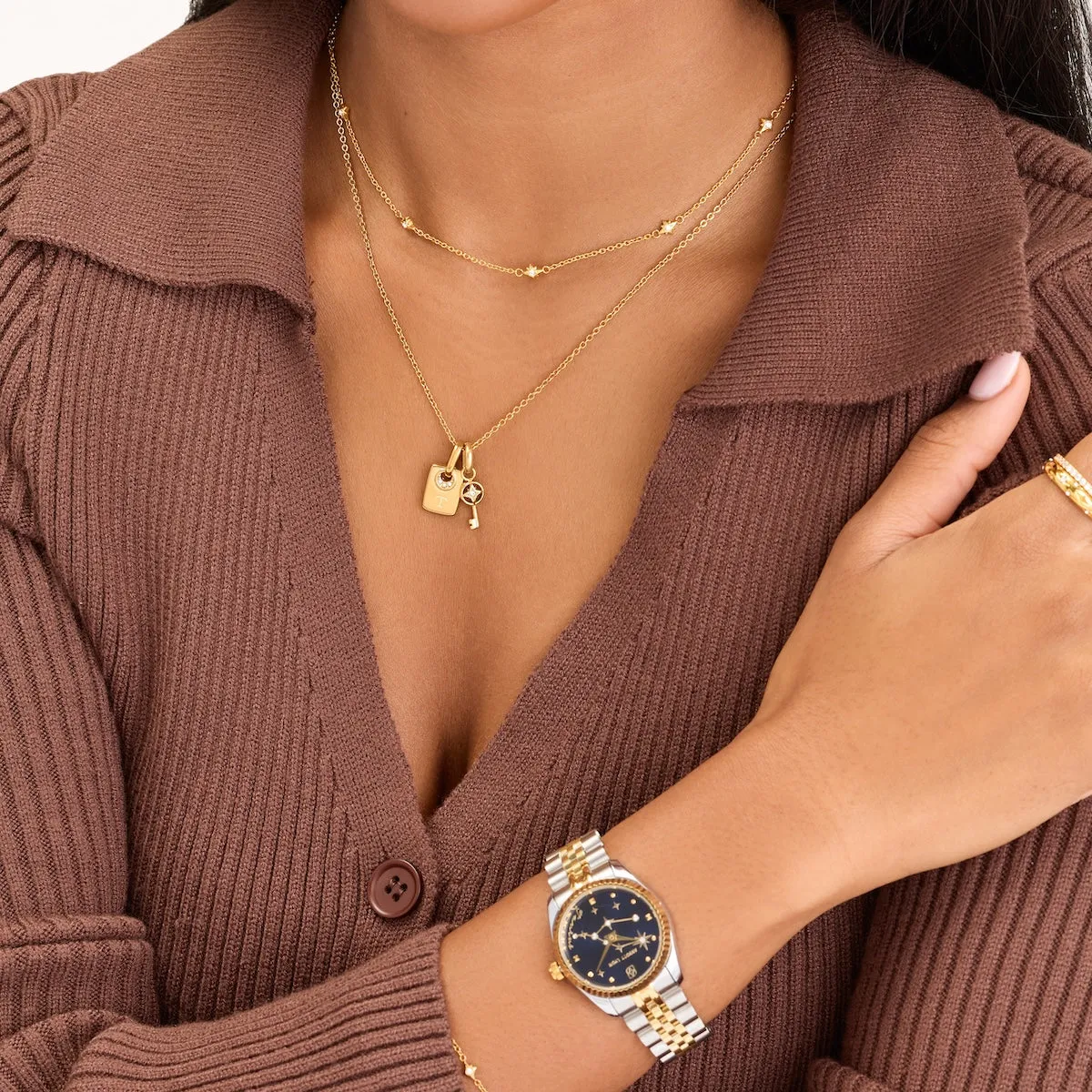 Written In The Stars Chain Necklace (Gold) sold by Abbott Lyon product image thumbnail 5