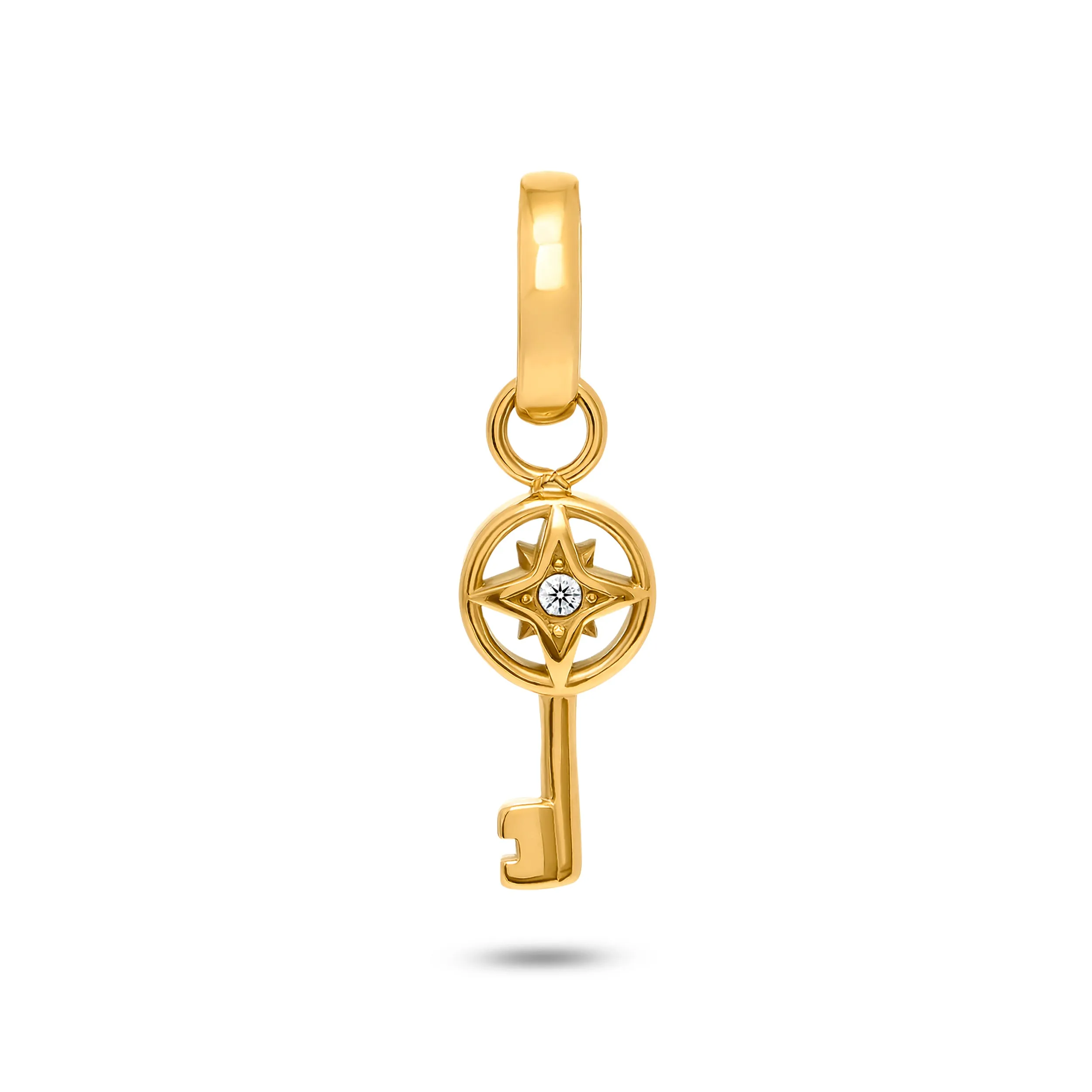 Key to Happiness Pendant (Gold) sold by Abbott Lyon