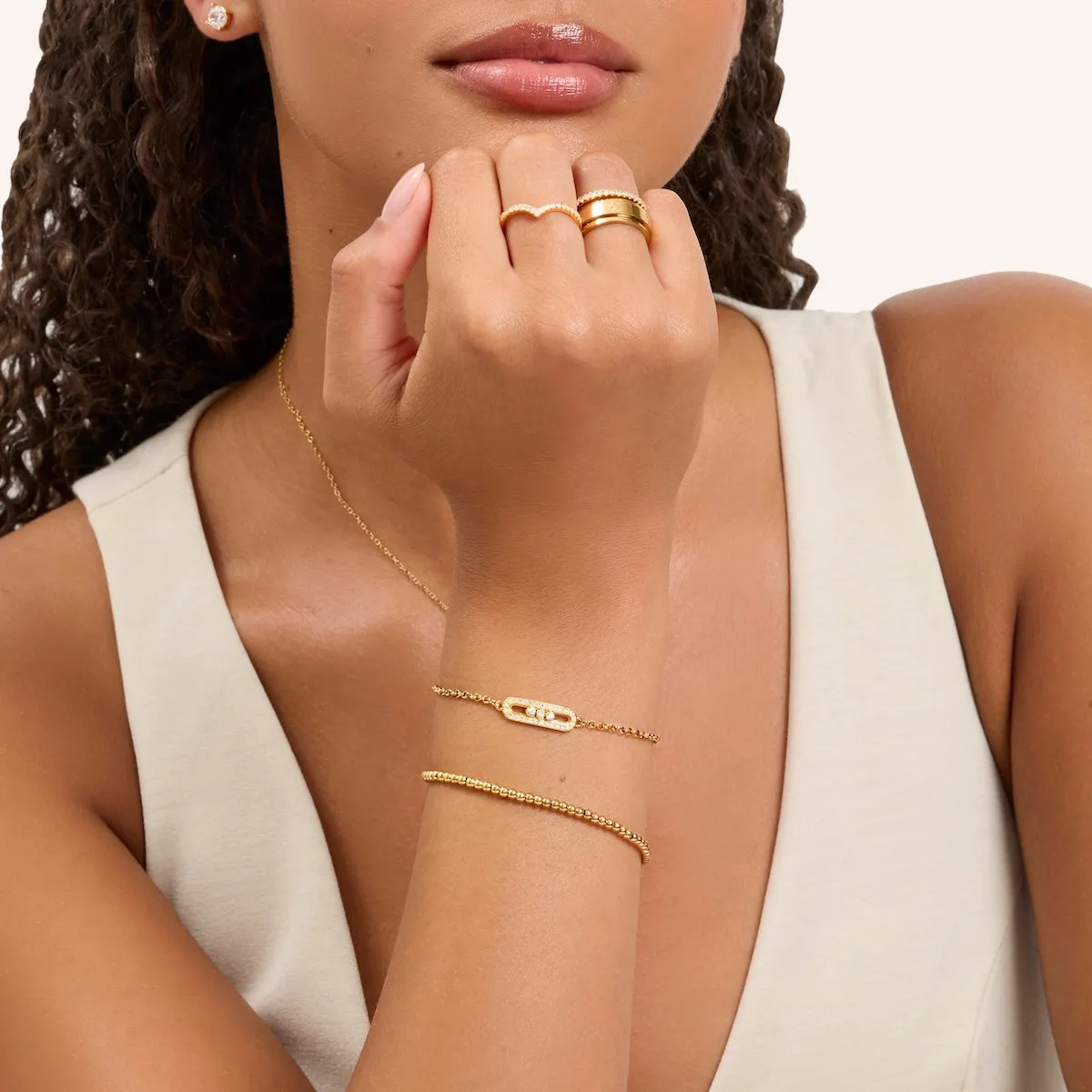Pavé Kinetic Bracelet (Gold) sold by Abbott Lyon product image thumbnail 4