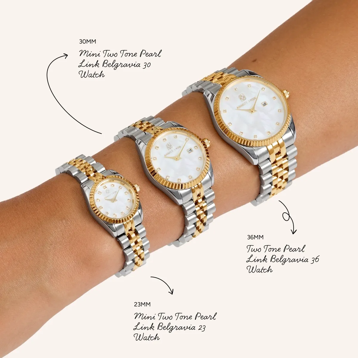 Pavé Two Tone Belgravia 30 Watch sold by Abbott Lyon product image thumbnail 3