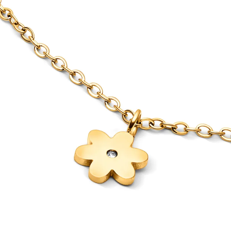 Flower Bracelet (Gold) sold by Abbott Lyon