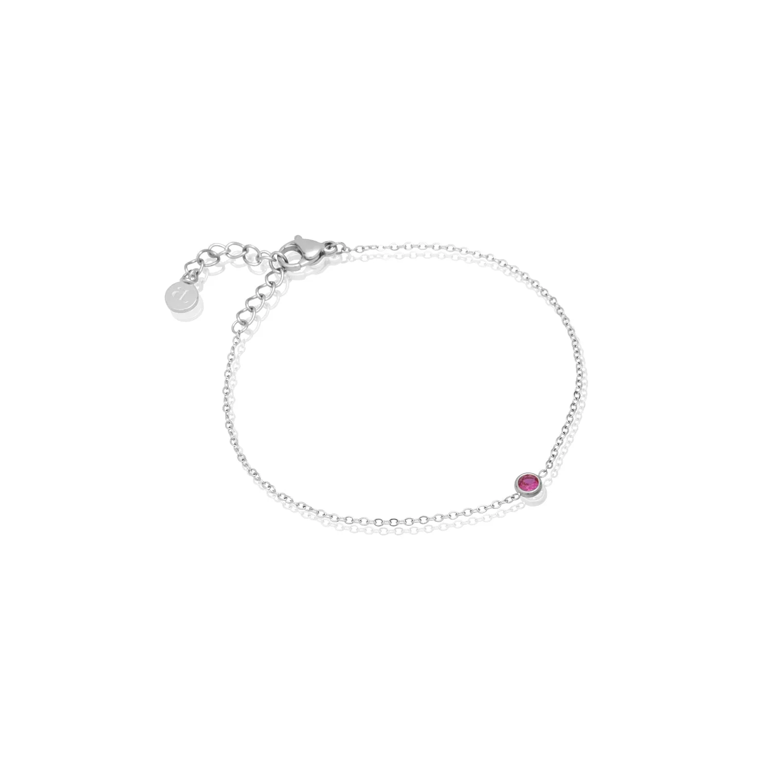 Mini Birthstone Bracelet (Silver) sold by Abbott Lyon product image thumbnail 2
