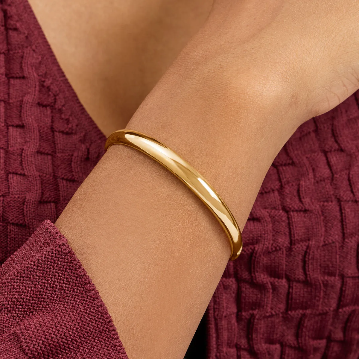 Domed Bangle (Gold) sold by Abbott Lyon product image thumbnail 2