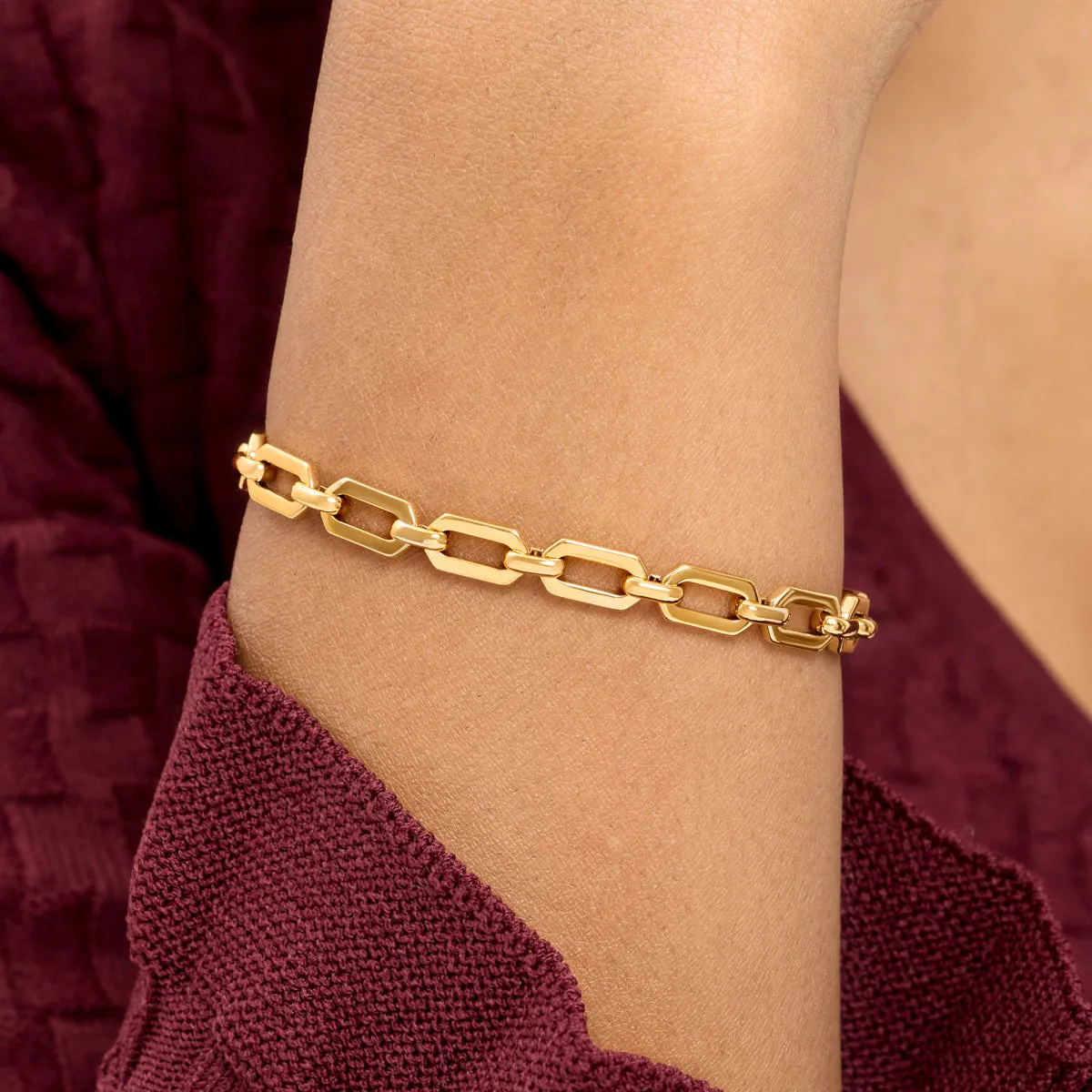 Statement Link Bracelet (Gold) sold by Abbott Lyon product image thumbnail 2