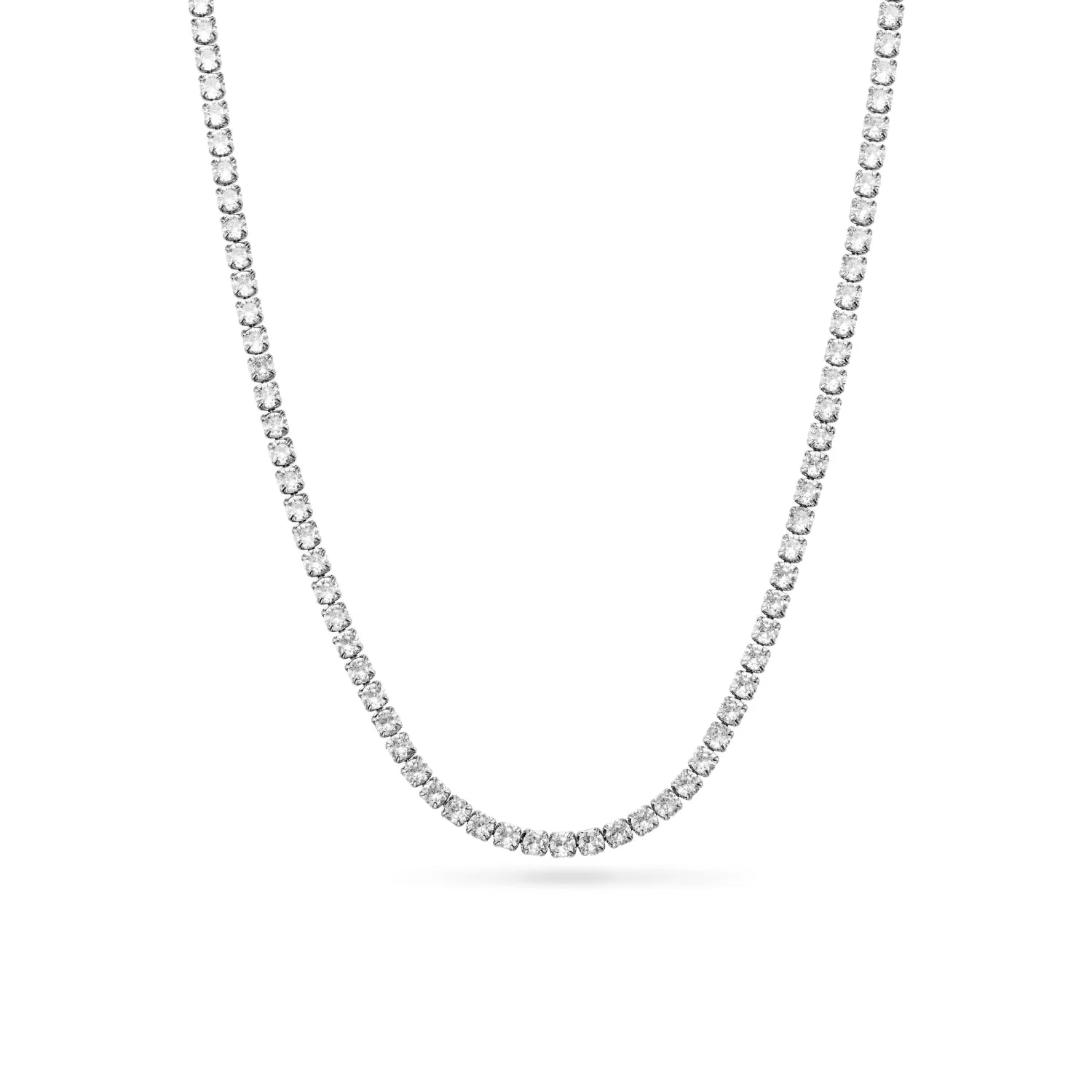 Layering Tennis Chain Necklace (Silver) sold by Abbott Lyon