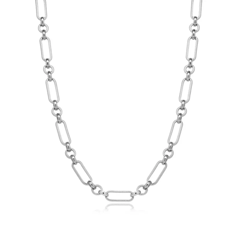 Layering Figaro Chain Necklace (Silver) sold by Abbott Lyon