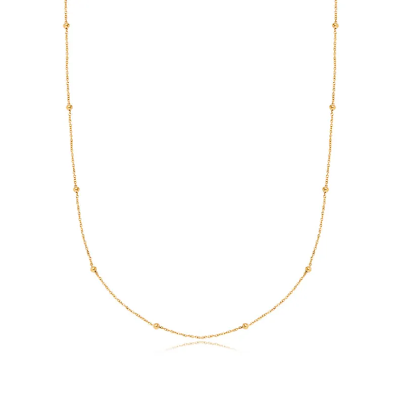 Layering Sphere Chain Necklace (Gold) sold by Abbott Lyon